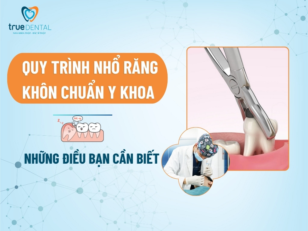 QUY TRÌNH NHỔ RĂNG KHÔN CHUẨN Y KHOA - NHỮNG ĐIỀU BẠN CẦN BIẾT